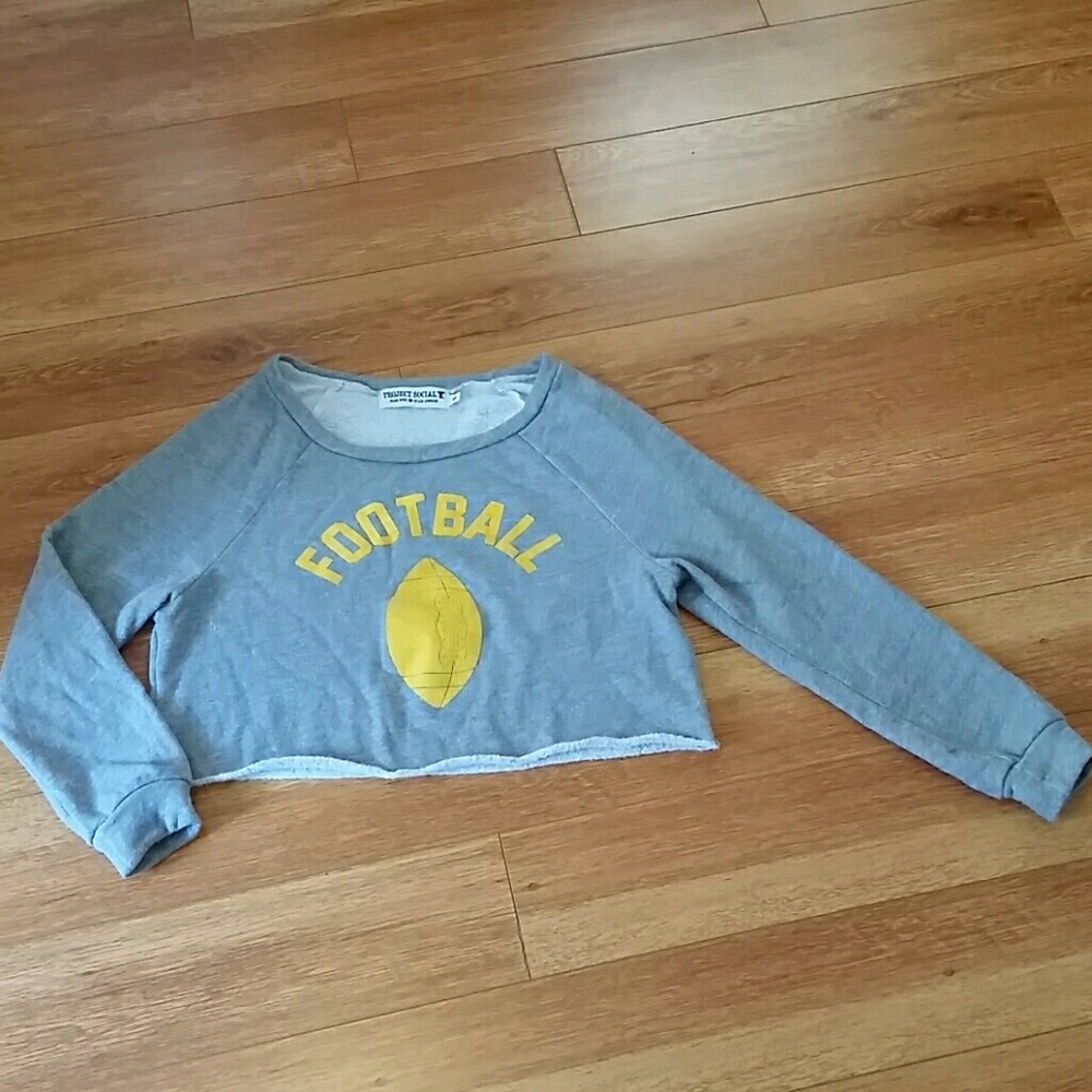 Project social T Crop sweat shirt